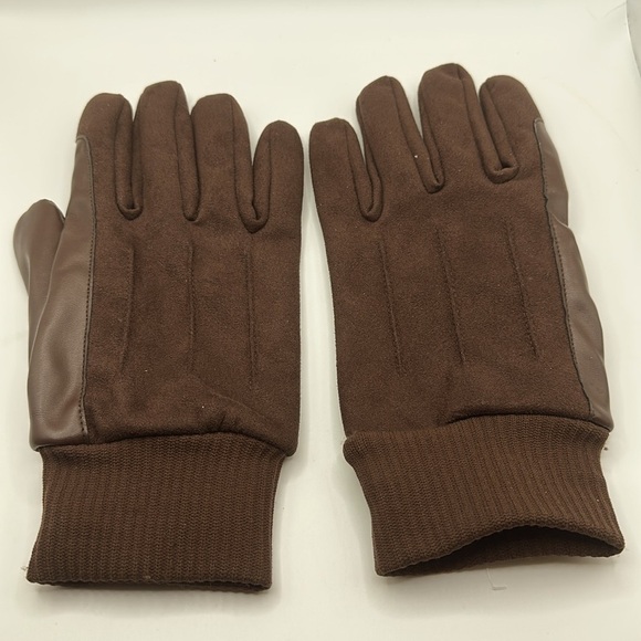 GAP driver gloves men chocolate brown color . New - Picture 4 of 7